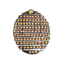 Decoración Mural Intense Oud 99 Nombres de Alá Madera Ovalada 61x51 cm