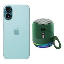 Iphone 16 128gb Verde Chip Reacondicionado Más Mini Bocina