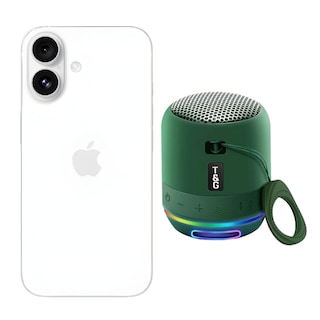 Foto 1 | Foto 1 | Iphone 16 128gb Blanco Chip Reacondicionado Más Mini Bocina