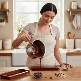 Foto 5 | Foto 5 | Set De 2 Moldes De Silicona Para Chocolate Reutilizables Antiadherentes Y Fácil Desmolde Bluelander