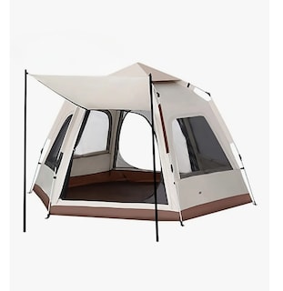 Foto 1 | Foto 1 | Casa Campaña Para Acampar Hexagonal Color Beige