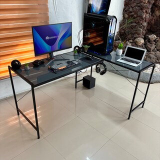 Foto 2 | Foto 2 | Escritorio Gamer AMBIENTIKA Modelo Lb Color Negro / Gris Oscuro 160x118 Cm Forma L