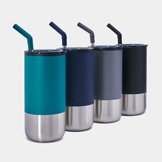 Foto 1 | Foto 1 | Paquete Con 24 Piezas De Vaso Térmico Popote Promocional Merchandising