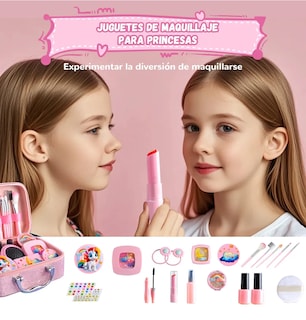 Foto 2 | Foto 2 | Juguete Lab.g De Maquillaje No Tóxico Con Estuche Rosa