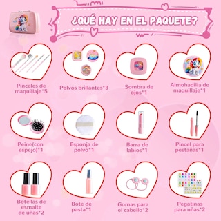 Foto 6 | Foto 6 | Juguete Lab.g De Maquillaje No Tóxico Con Estuche Rosa