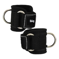 Grilletes Para Muñeca Belugmuñequera Para Polea Gym Pesas Negro 01