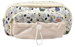 Lapicera Infantil Xtellar Snoopy Gran Capacidad Blanco