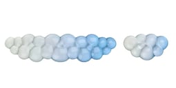 Set Reposamuñecas Xtellar Nube Antideslizante Azul