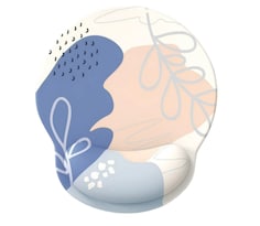 Mousepad Xtellar Ergonómico Gel Antideslizante Mármol Multicolor