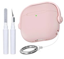 Funda Para Airpods Xtellar Silicona Con Cierre Rosa