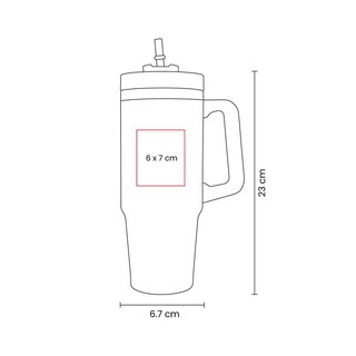 Foto 5 | Foto 5 | Paquete Con 20 Piezas De Termo Premium Con Popote Promocional Regalo