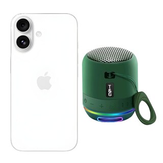 Foto 1 | Foto 1 | Iphone 16 128gb Blanco E-sim Reacondicionado Más Mini Bocina