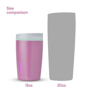 Foto 3 | Foto 4 | Vaso Para Cafe Owala Smoothsip 12oz | 354ml Térmico - Plum Perfect