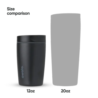Foto 3 | Foto 3 | Vaso Para Cafe Owala Smoothsip 12oz | 354ml Térmico - Very Very Dark