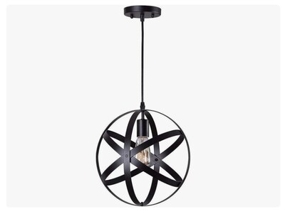 Foto 1 | Foto 1 | Iluminación Colgante Esférica Xtellar De Metal Industrial Rústico