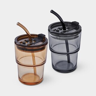 Foto 1 | Foto 1 | Paquete Con 15 Piezas De Vaso Con Popote Promocional Merchandising