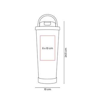Foto 6 | Foto 6 | Paquete Con 20 Piezas De Termo Corporativo De Acero Inoxidable Con Tapa Versátil