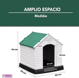 Foto 3 | Foto 3 | Casa Para Mascotas Q Perrón Extra Grande Color Verde Resistente Y Durardera
