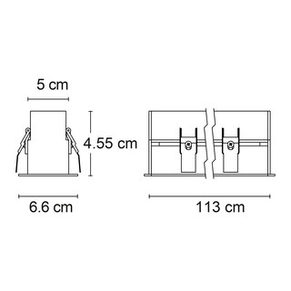 Foto 7 | Foto 7 | Estevez Luminaria Lineal Led Sobreponer Cosmic 36.4w 4400 Lm Negro Ip20