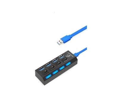 Foto 2 | Foto 2 | Hub Usb 3.0 Con Switch Led Laptop Pc Mac 4 Puertos