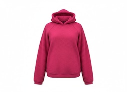 Hoodie Sudadera Tela Borrega Para Dama Con Capucha Genérica Modelo 714 Color Fiusha Talla CH