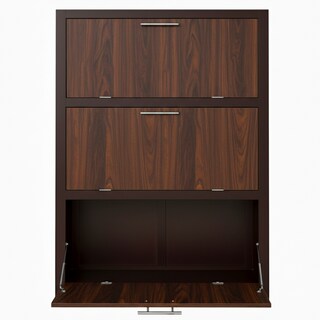 Foto 1 | Foto 1 | Zapatero Hogare De Madera De Encino / 24 Pares + Compartimientos Para Botas