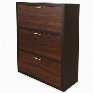 Foto 3 | Foto 3 | Zapatero Hogare De Madera De Encino / 24 Pares + Compartimientos Para Botas