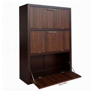 Foto 7 | Foto 7 | Zapatero Hogare De Madera De Encino / 24 Pares + Compartimientos Para Botas