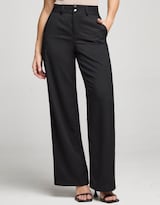 Pantalon Pierna Ancha Tiro Super Alto Relax 0017ngro Seven Jeans