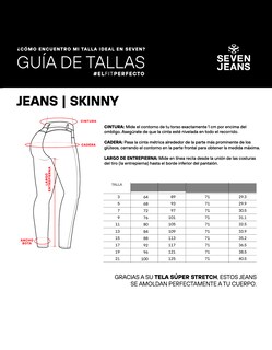 Foto 7 | Foto 7 | Pantalon Skinny Tiro Alto Sexy Siluette 7032mari Seven Jeans