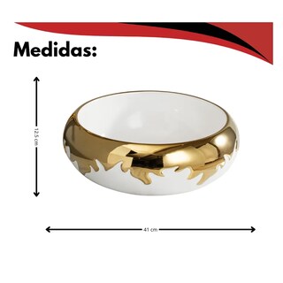 Foto 2 | Foto 2 | Lavabo Brilloso Redondo Blanco Moderno Cerámico