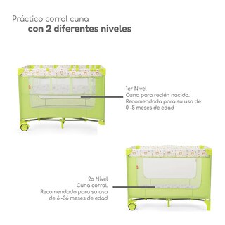Foto 3 | Foto 3 | Cuna Corral Plegable Con Cambiador Y Dos Niveles D Bebe