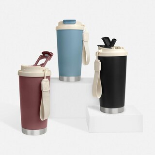 Foto 1 | Foto 1 | Paquete Con 10 Piezas De Termo Metálico Con Doble Pared Tapa Dual