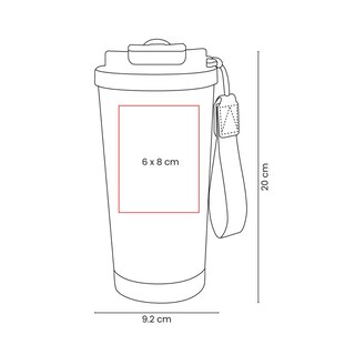 Foto 4 | Foto 4 | Paquete Con 10 Piezas De Termo Metálico Con Doble Pared Tapa Dual