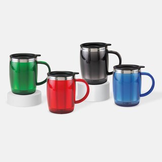 Foto 3 | Foto 3 | Paquete Con 20 Piezas De Taza Promocional Doble Pared Acero Inoxidable Con Tapa