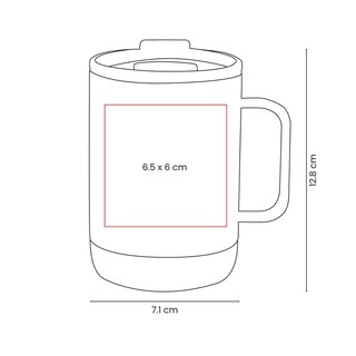 Foto 5 | Foto 5 | Paquete Con 10 Piezas De Taza Térmica De Acero Inoxidable Con Base De Corcho