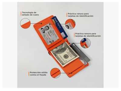 Foto 3 | Foto 3 | Cartera Hombre Rfid Antirrobo Xtellar Múltiple Ranuras Lujo Duradero