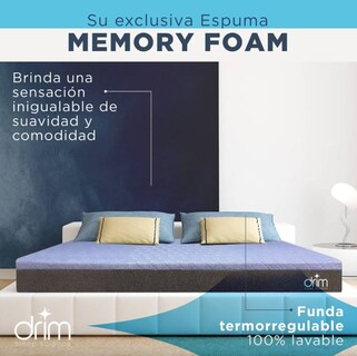 Foto 2 | Foto 2 | Colchon Matrimonial Memory Foam En Caja Ergonomico Con Tecnologia De Descanso