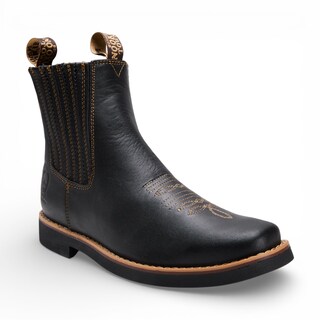 Foto 2 | Foto 2 | Botines Golden Shoes 0266 Negro Hombre Cowboy