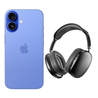 Foto 1 | Foto 1 | Iphone 16 128gb Azul E-sim Reacondicionado Más Diadema Genérica