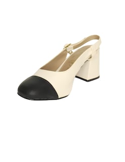 Foto 5 | Foto 5 | Zapatilla Para Dama La Caprichosa Agatha Maquillaje Con Negro Tacón Cuadrado Con Correa Trasera