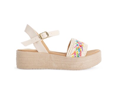 Foto 2 | Foto 2 | Sandalia Gabriela's Color Beige Pulsera Material Sintetico 4500098