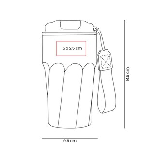 Foto 5 | Foto 5 | Paquete Con 10 Piezas De Termo Corporativo De Acero Inoxidable Con Asa