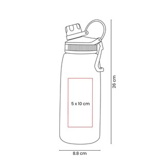 Foto 4 | Foto 4 | Paquete Con 15 Piezas De Botella Con Cierre De Rosca Y Banda De Silicón