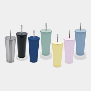 Foto 1 | Foto 1 | Paquete Con 10 Piezas De Termo Popote Metal Promocional Merchandising