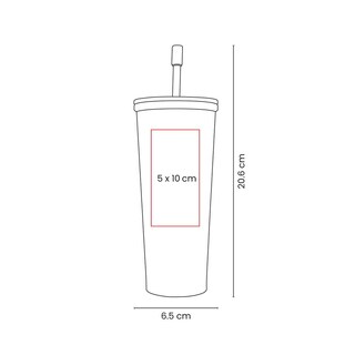 Foto 5 | Foto 5 | Paquete Con 10 Piezas De Termo Popote Metal Promocional Merchandising