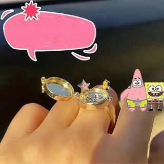 Foto 4 | Foto 4 | Anillos Lab.g Para Mejores Amigos 2 Pzas Dorado