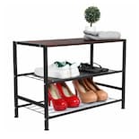 Zapatera Multifuncional Madera Organizador Repisas Practiksa