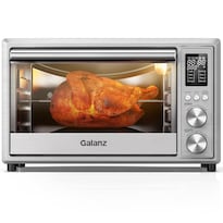 Galanz Gt12ssdan18 - Tostador Digital Para Freír Y Asar 8 En 1 Horno De Convección Con Pizza Y Desh