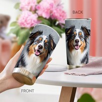 Taza De Café Tumbler Oasisdream De Acero Inoxidable 600 Ml - Venta Internacional.